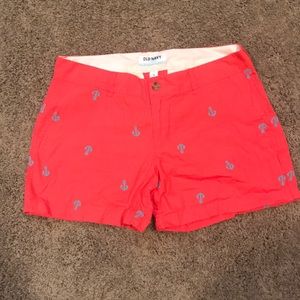 Coral Anchor Shorts